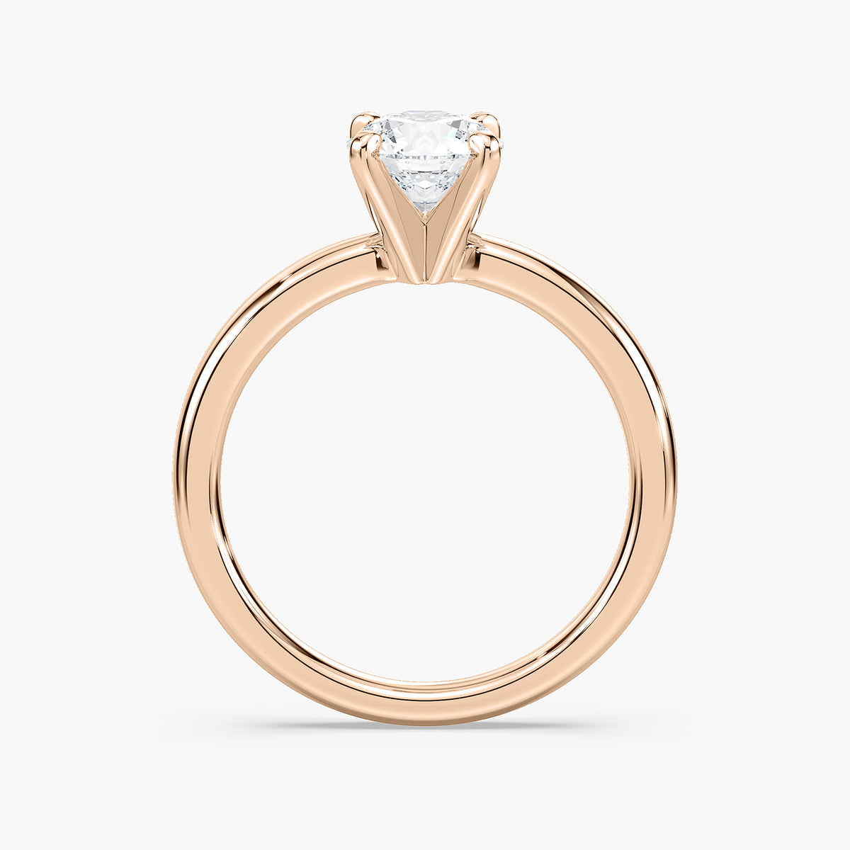 Emilia Solitaire Verlobungsring Brillantschliff Roségold – Lovea