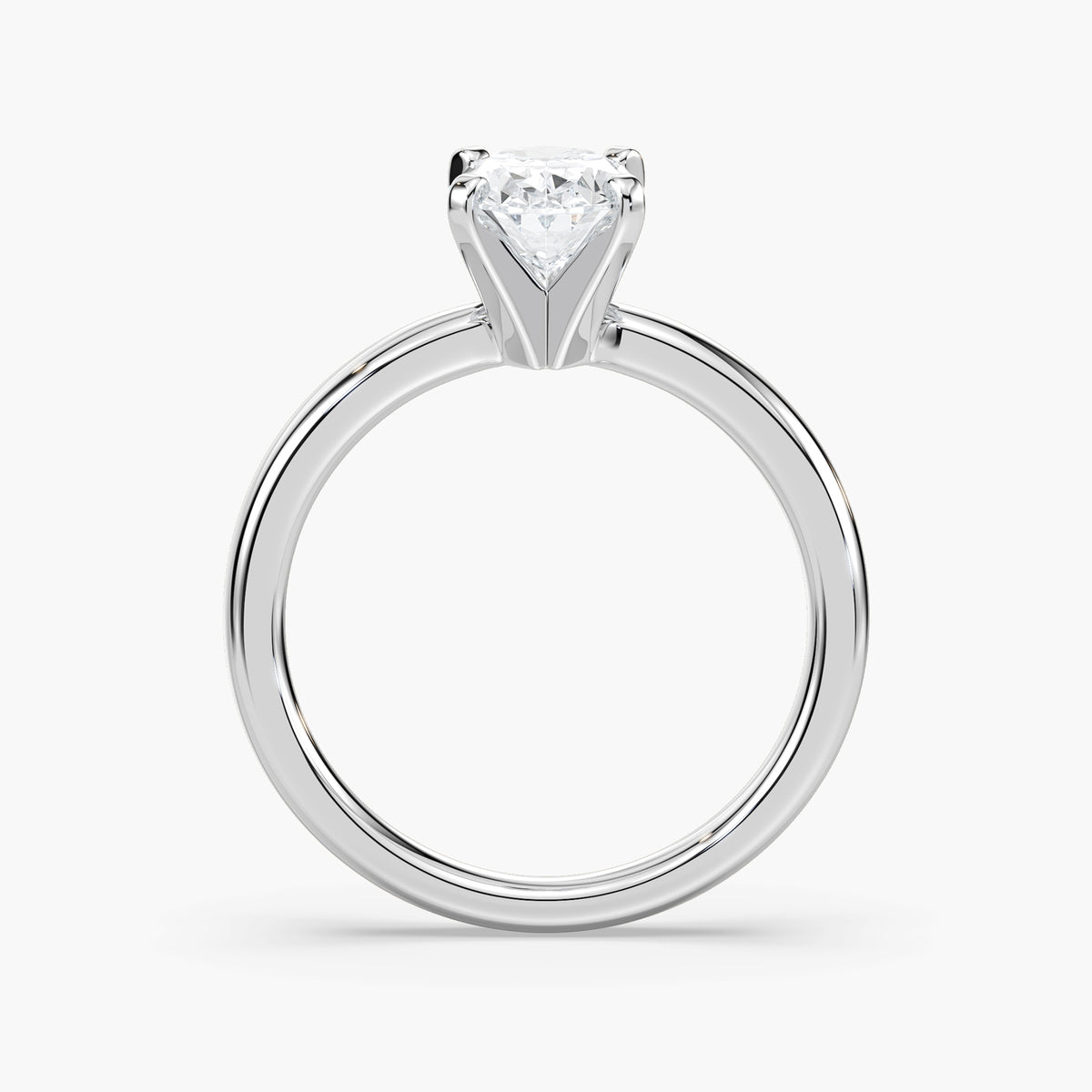 Emilia Solitaire Verlobungsring Ovaler Schliff Hand – Lovea