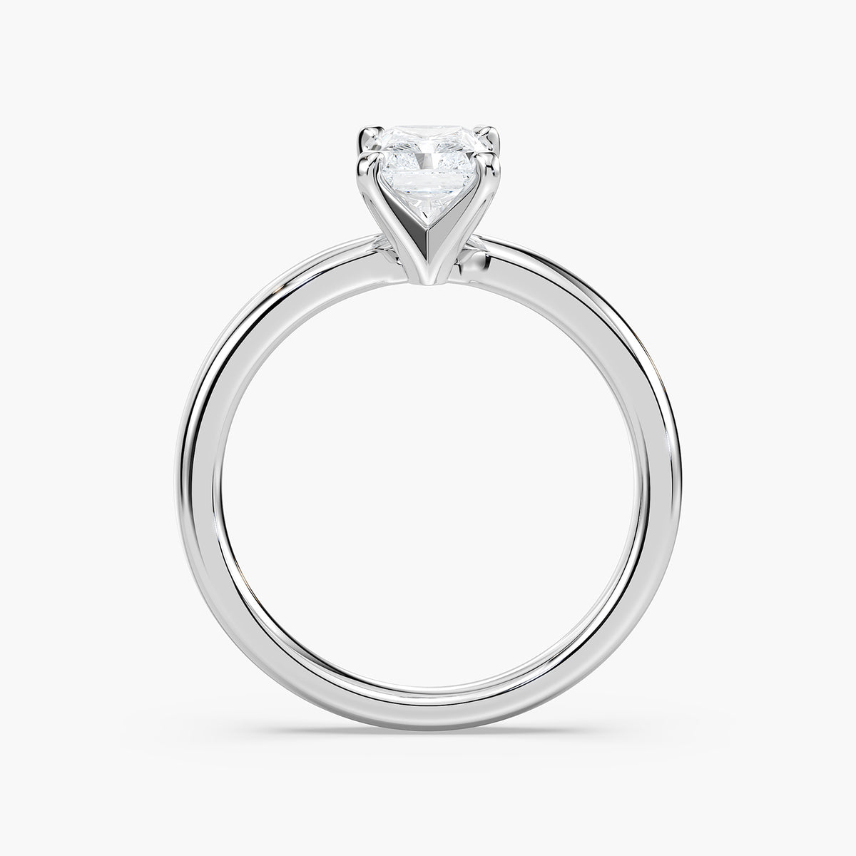 Emilia Solitaire Verlobungsring Radiantschliff Hand – Lovea