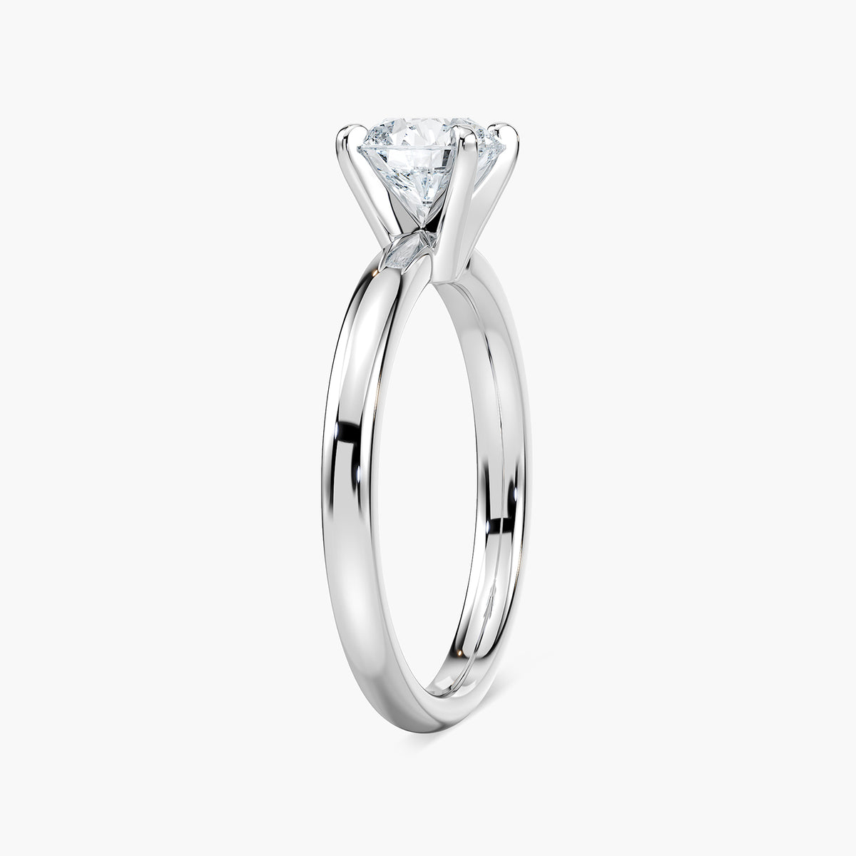 Emilia Solitaire Verlobungsring Brillantschliff Weißgold – Lovea