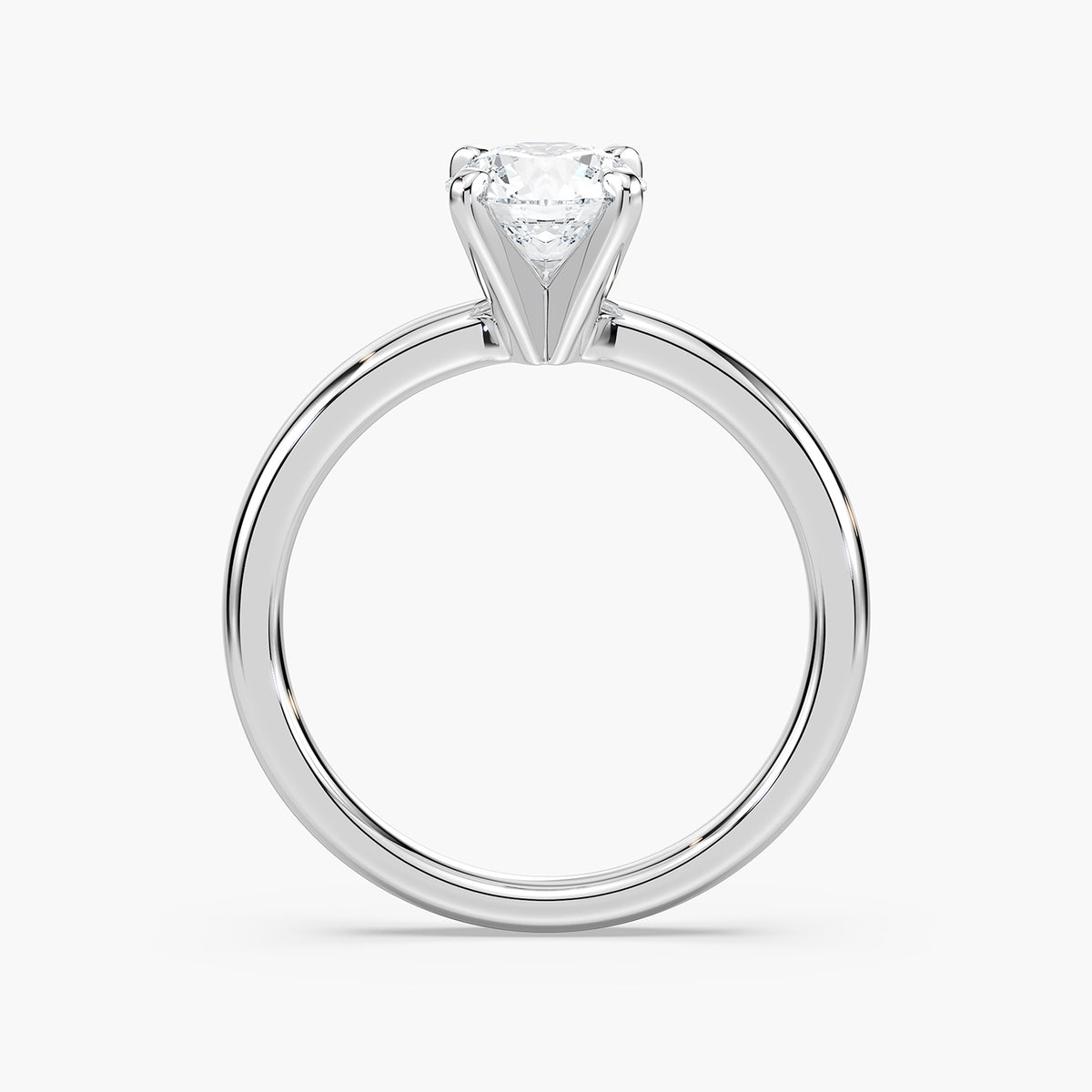 Emilia Solitaire Verlobungsring Brillantschliff Weißgold – Lovea