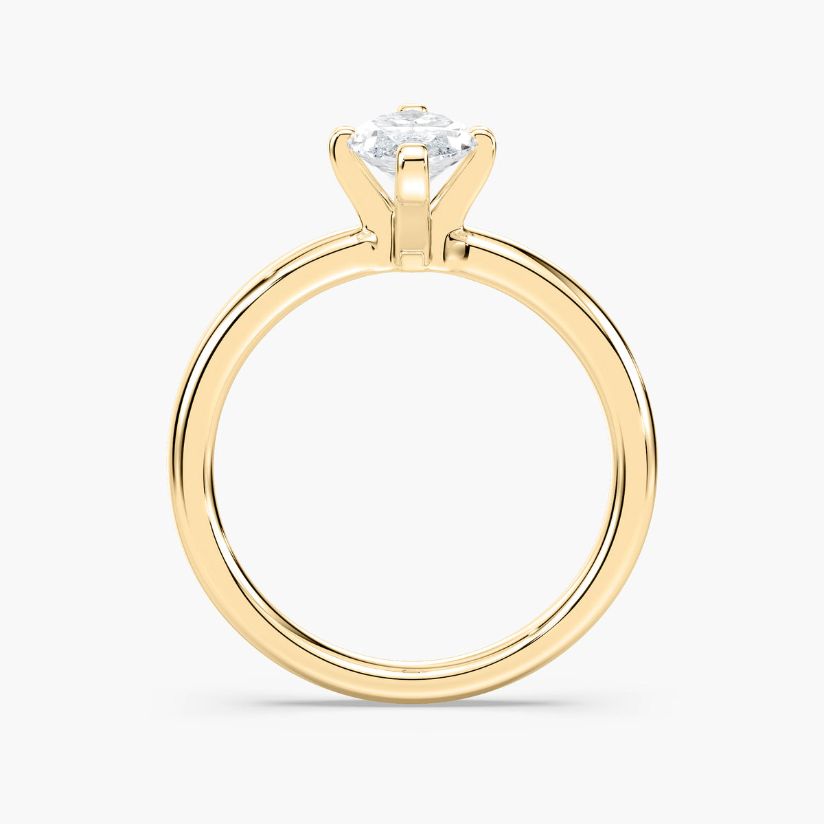 Emilia Solitaire Verlobungsring Marquiseschliff Gelbgold – Lovea
