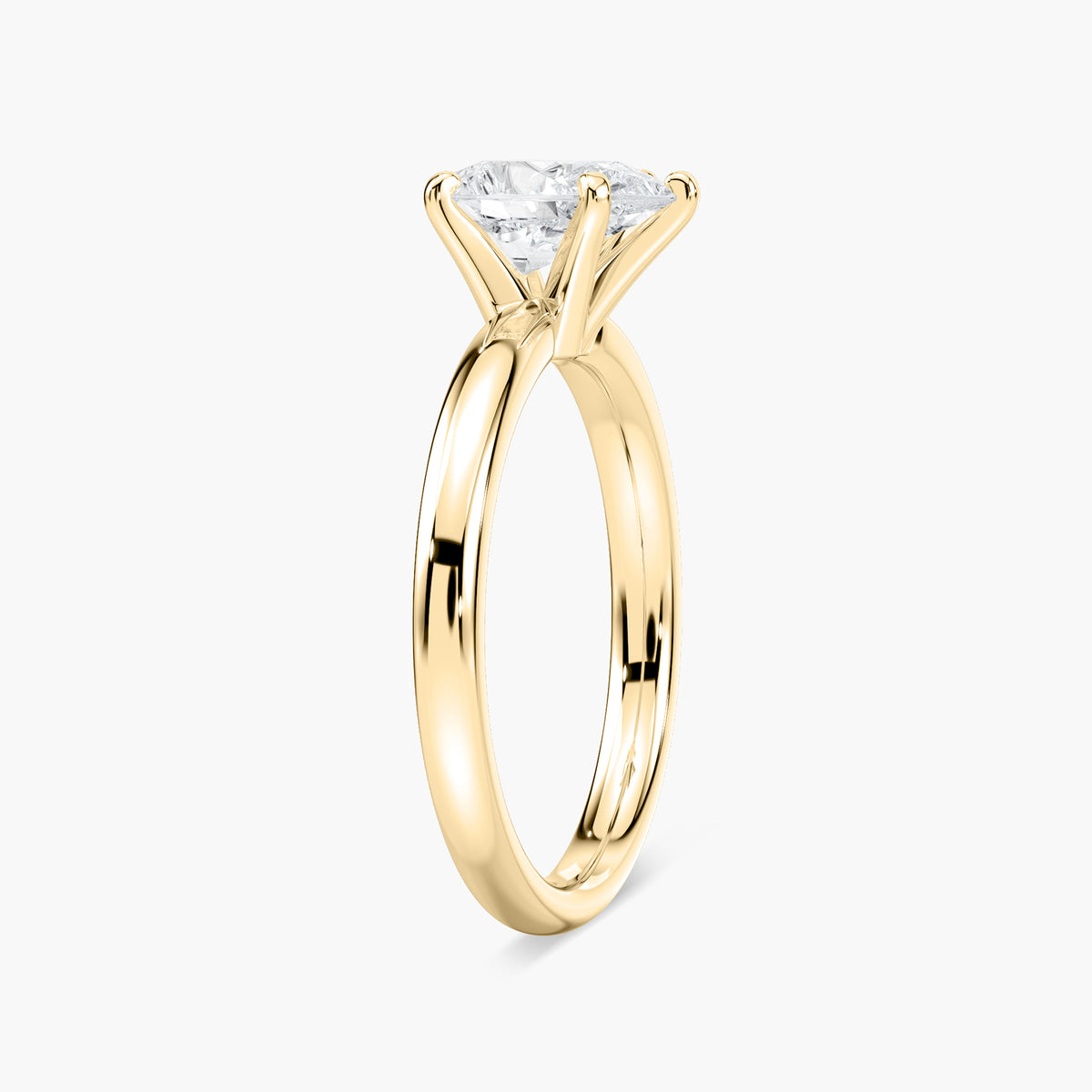 Emilia Solitaire Verlobungsring Tropfenschliff Gelbgold – Lovea