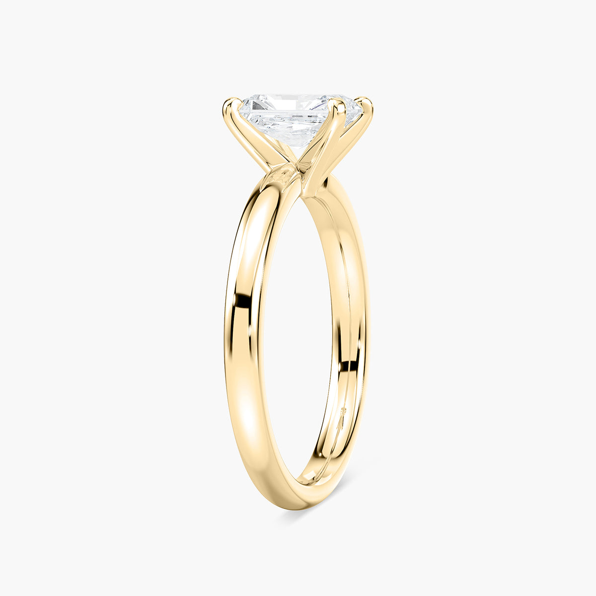 Emilia Solitaire Verlobungsring Radiantschliff Gelbgold – Lovea
