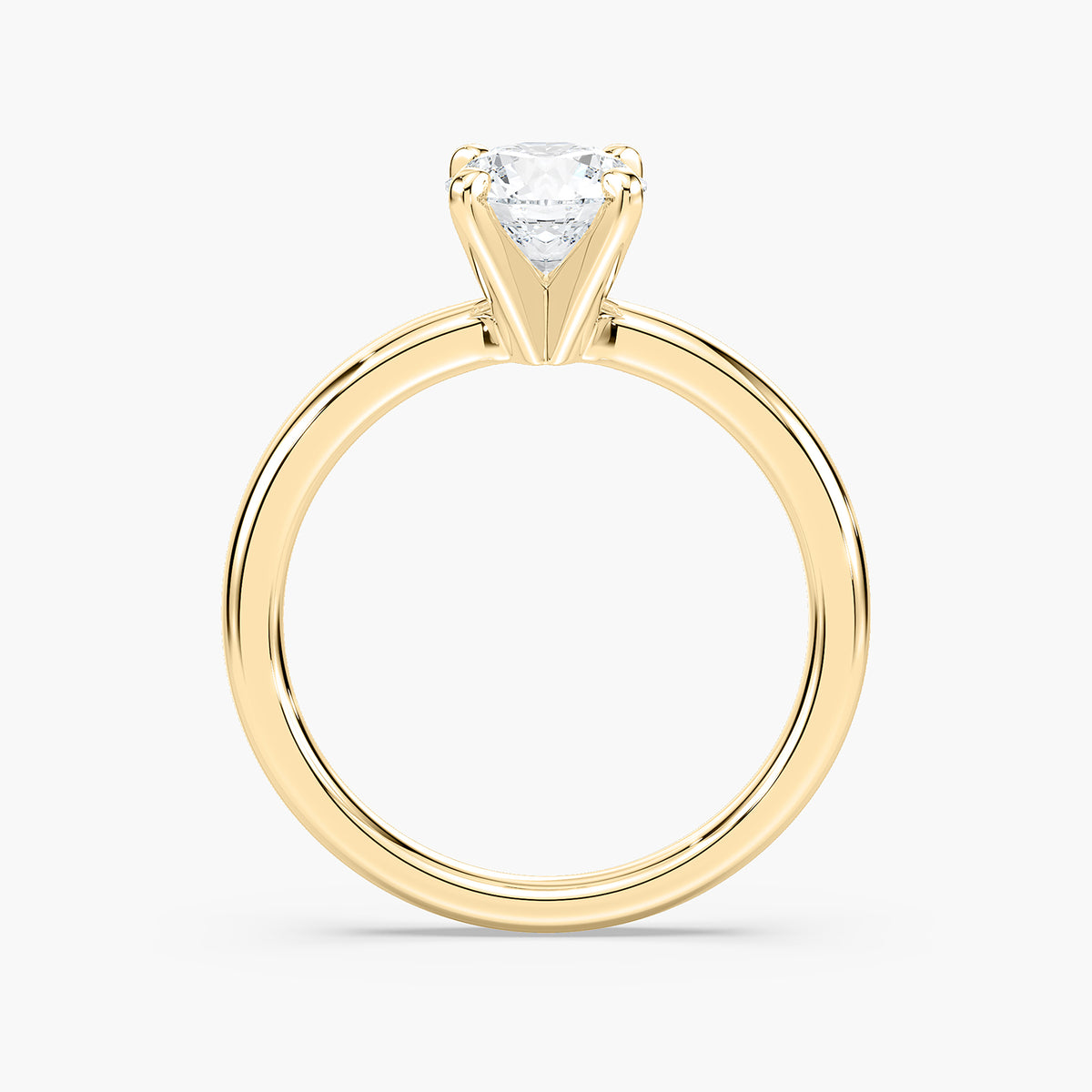 Emilia Solitaire Verlobungsring Brillantschliff Gelbgold – Lovea