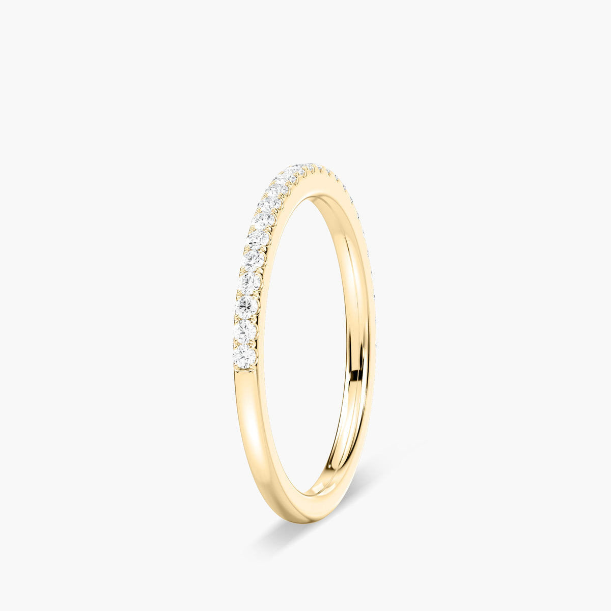 Lovea Emma Vorsteckring – Pavé – Gelbgold