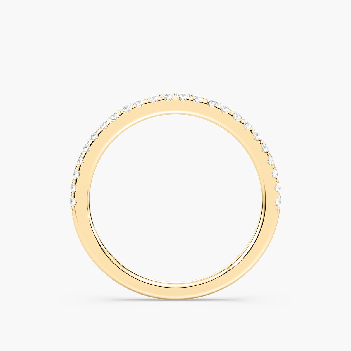 Lovea Emma Vorsteckring – Pavé – Gelbgold