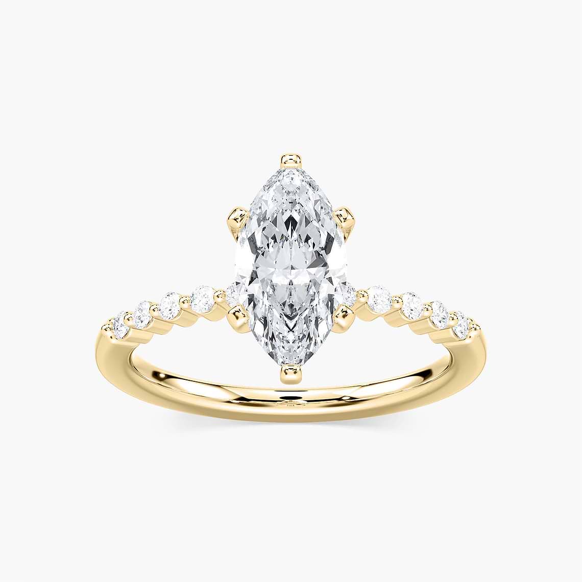 Helena Verlobungsring – Gelbgold