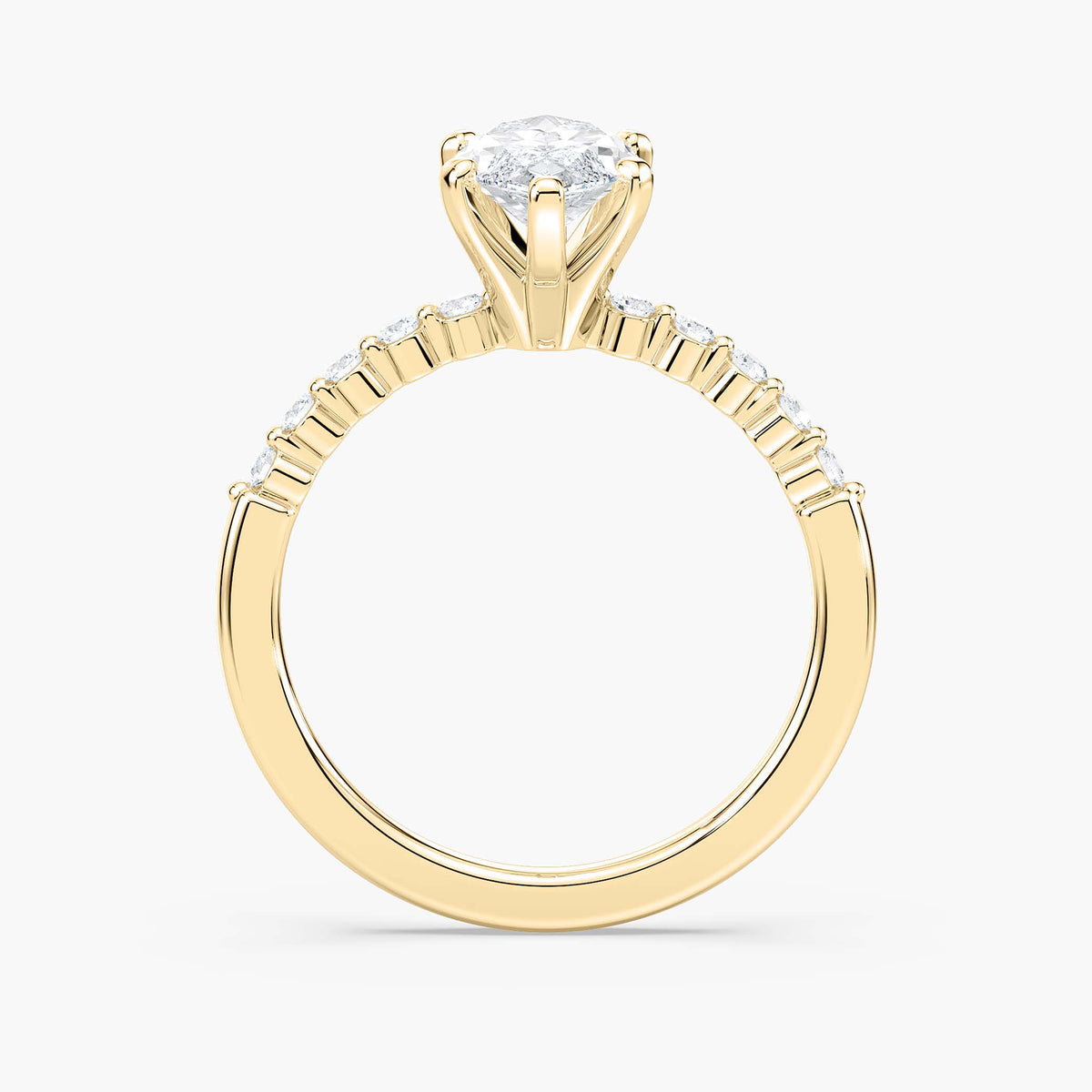 Helena Verlobungsring – Gelbgold
