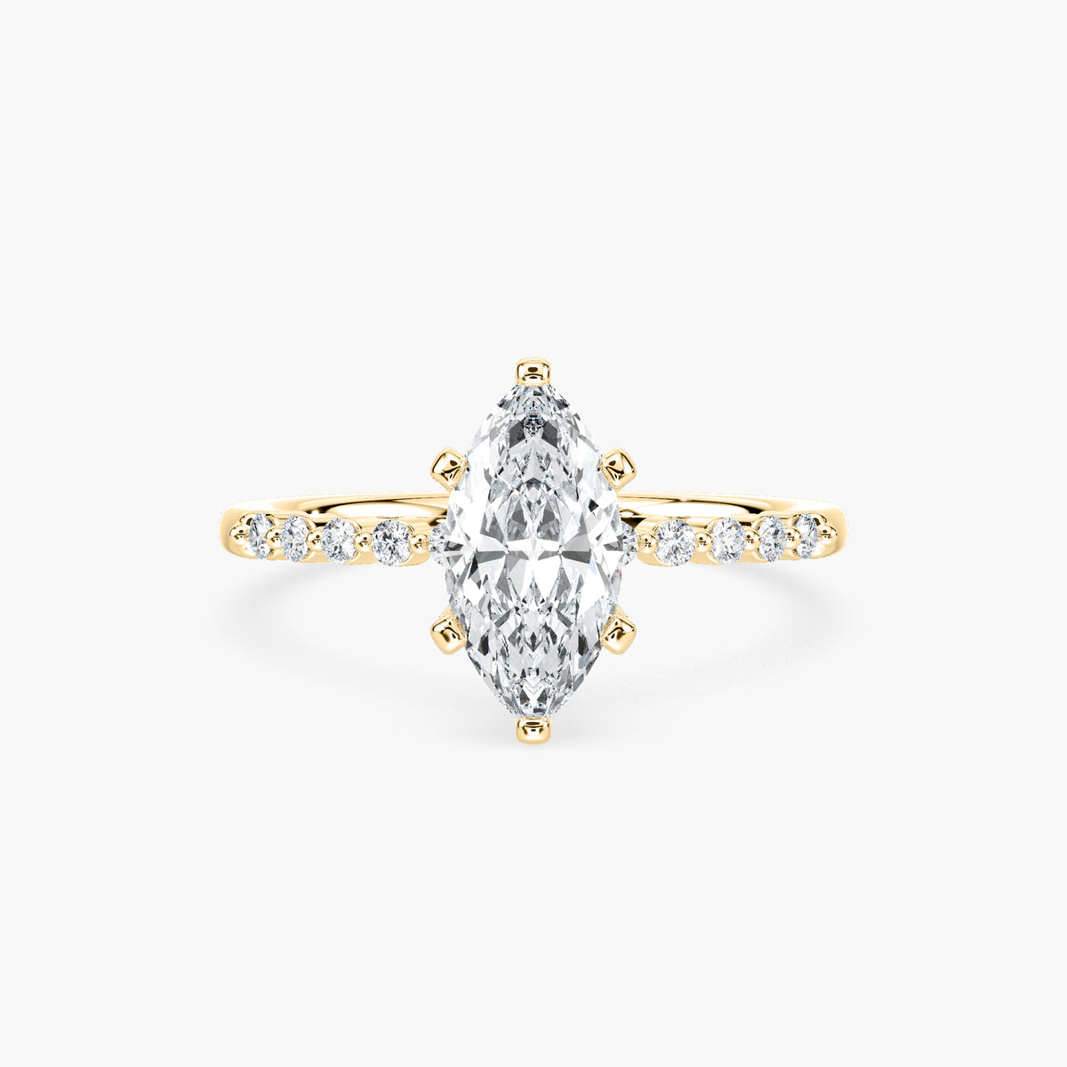 Helena Verlobungsring – Gelbgold
