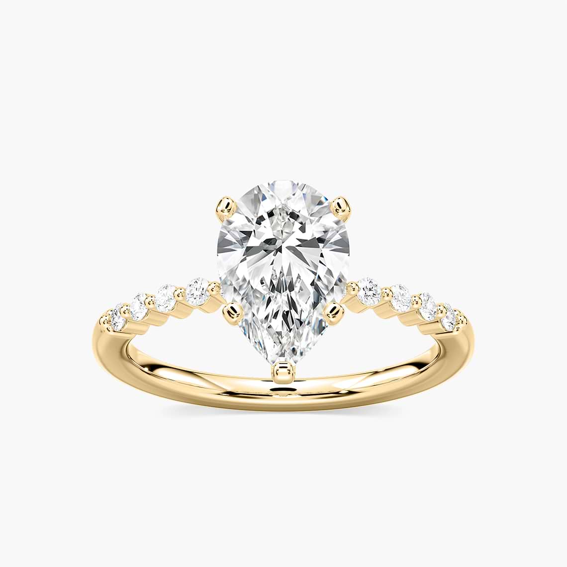 Helena Verlobungsring – Gelbgold