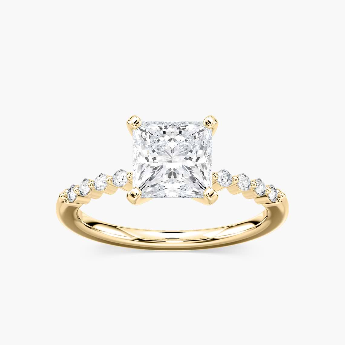 Helena Verlobungsring – Gelbgold