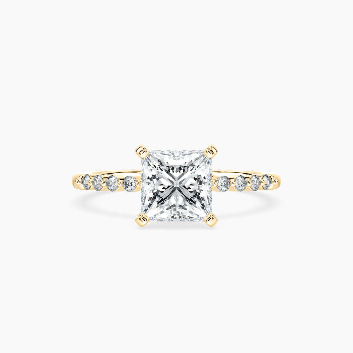 Helena Verlobungsring – Gelbgold