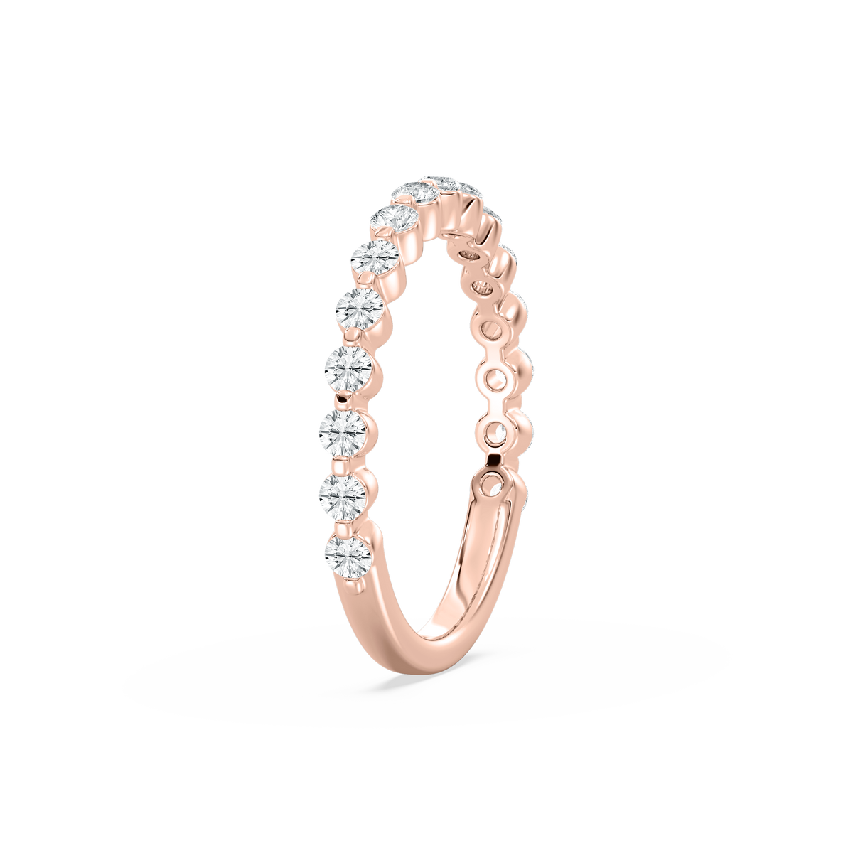 Lovea Willow Grand Trauring – Geteilte Krappen – Roségold