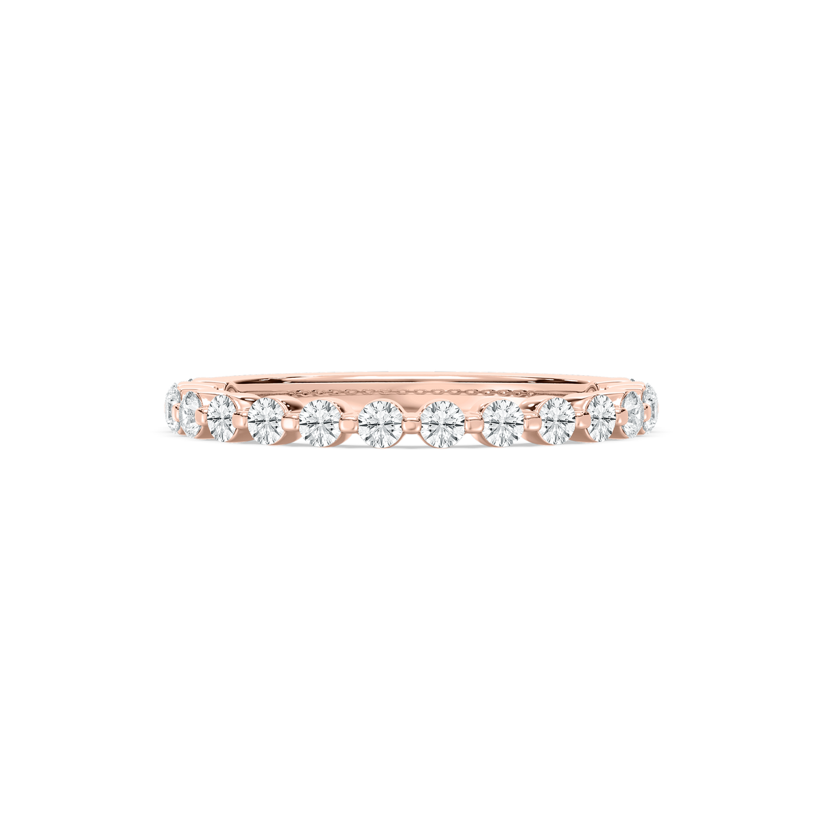 Lovea Willow Grand Trauring – Geteilte Krappen – Roségold