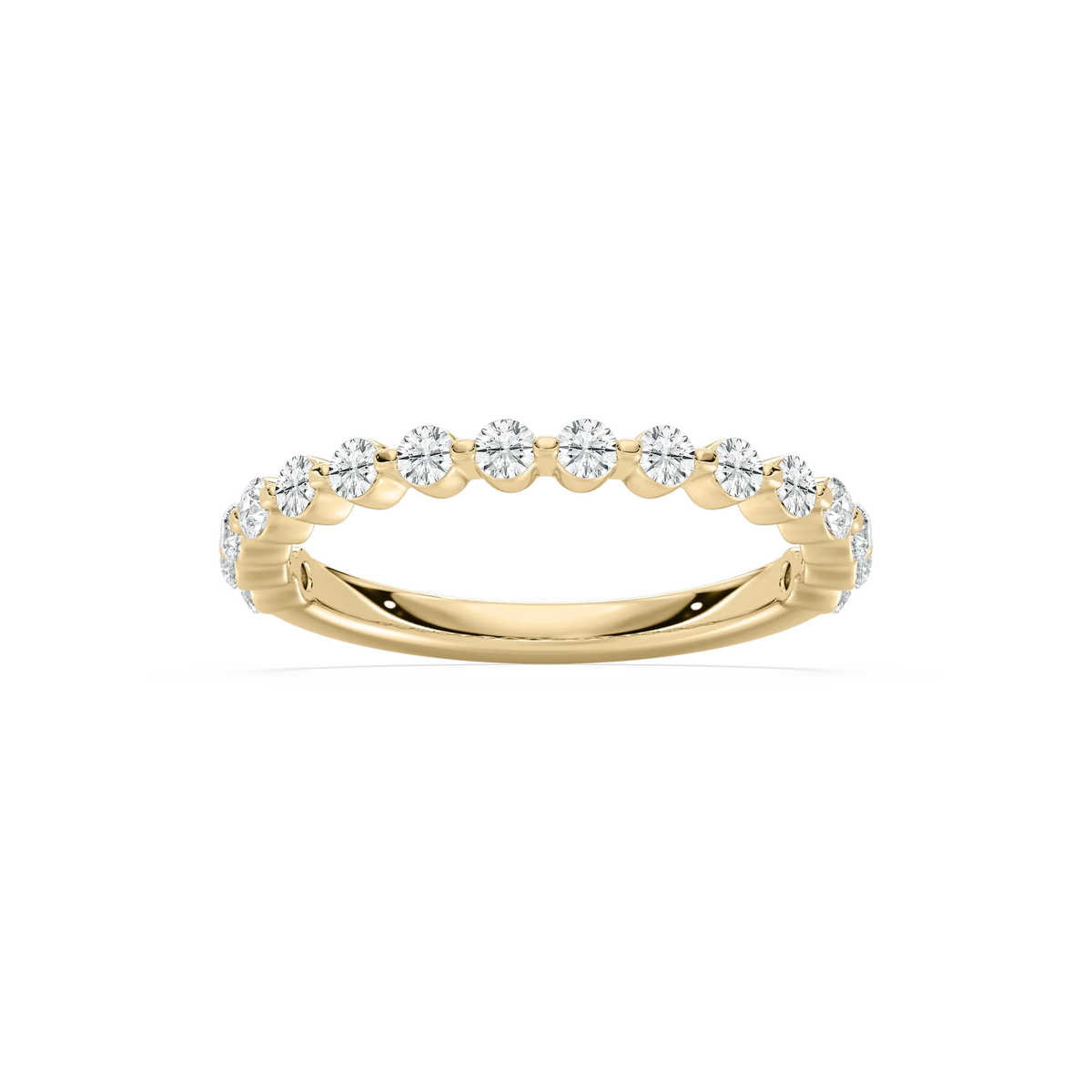 Lovea Willow Grand Trauring – Geteilte Krappen – Gelbgold