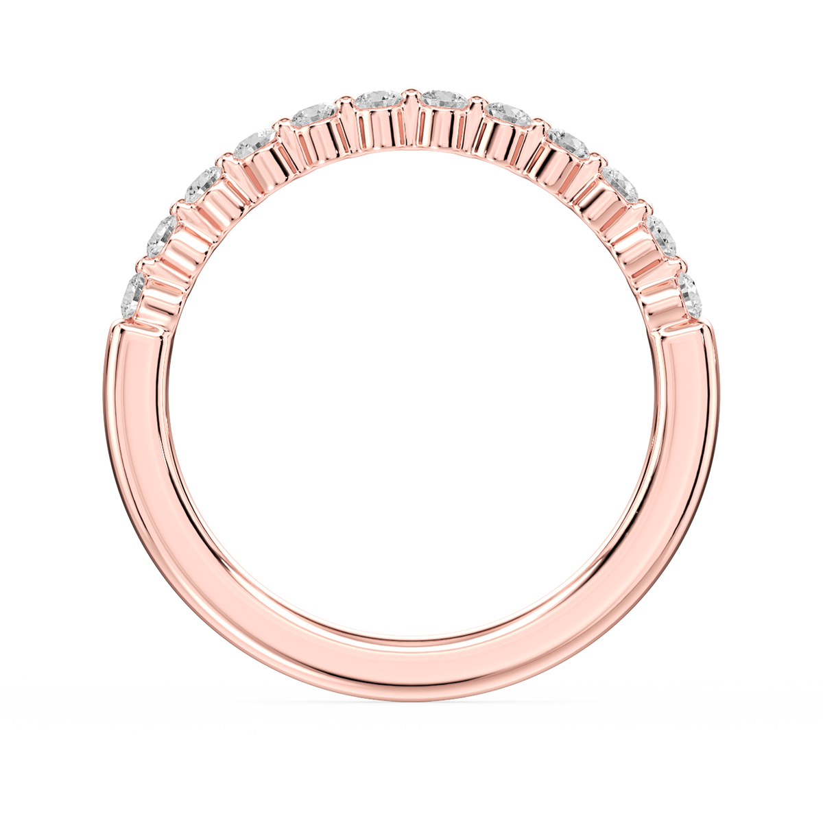 Lovea Willow Vorsteckring – Schwebende Brillanten – Roségold
