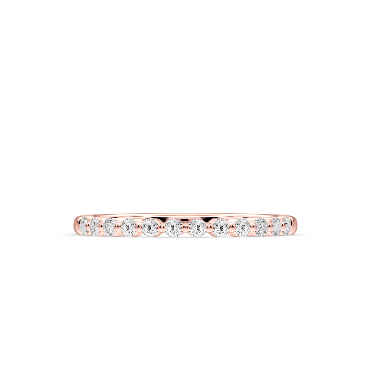 Lovea Willow Vorsteckring – Schwebende Brillanten – Roségold