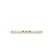 Lovea Willow Vorsteckring – Schwebende Brillanten – Gelbgold