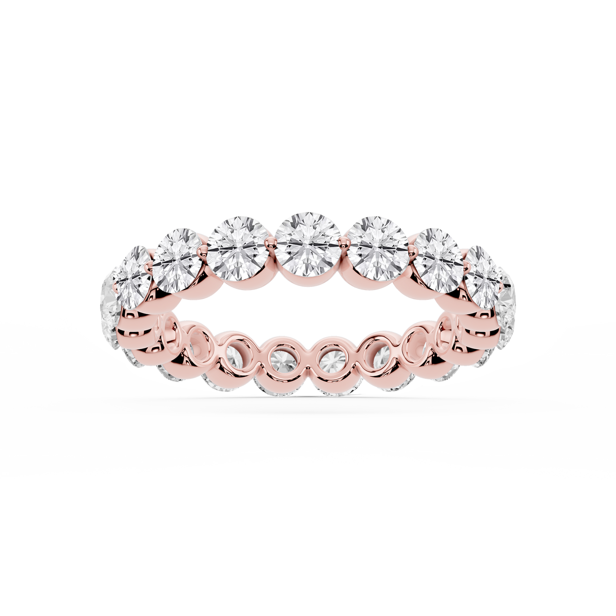 Lovea Thea Eternity Ring Rundschliff – Roségold