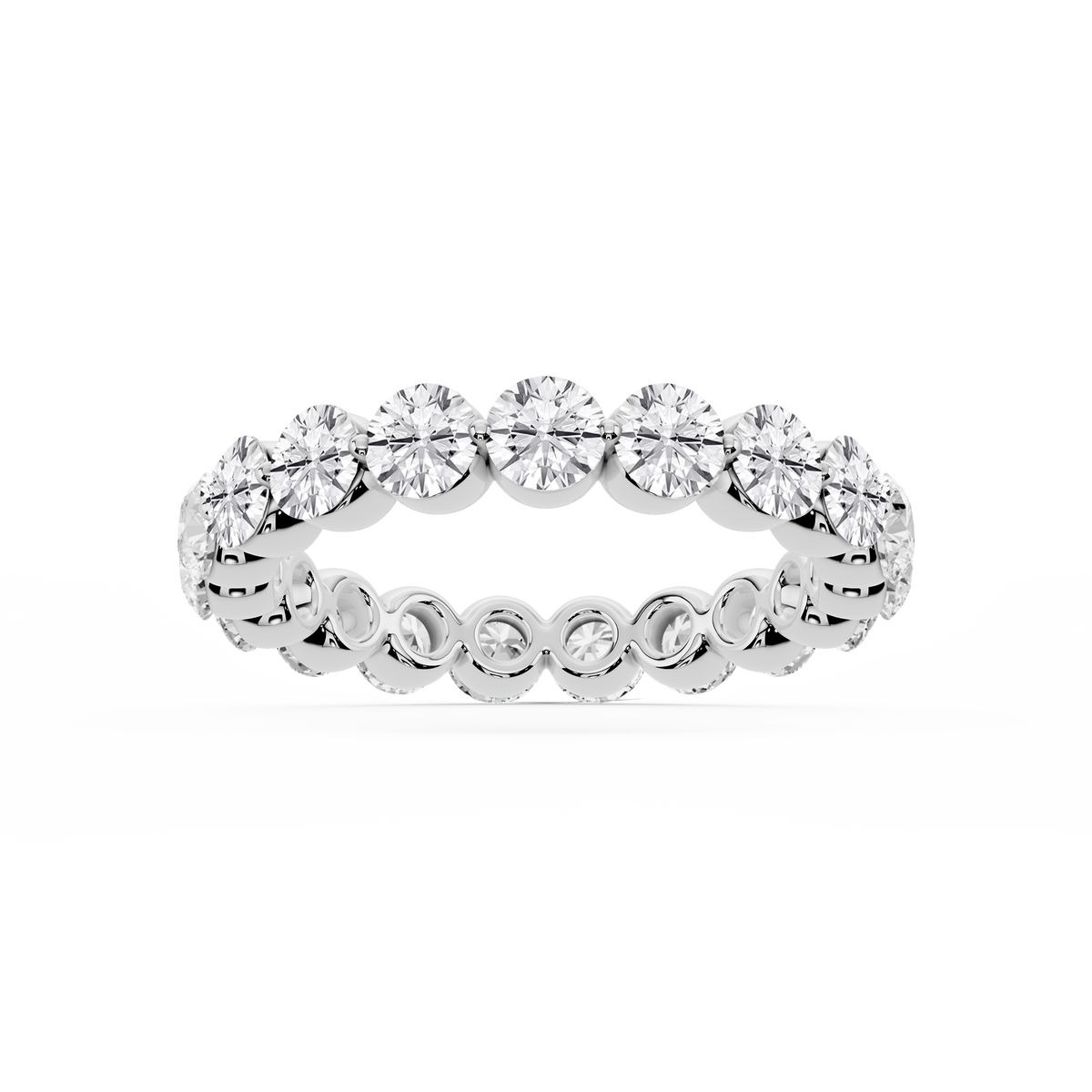 Lovea Thea Eternity Ring Rundschliff – Weißgold