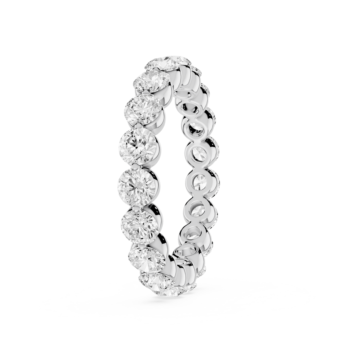Lovea Thea Eternity Ring Rundschliff – Weißgold
