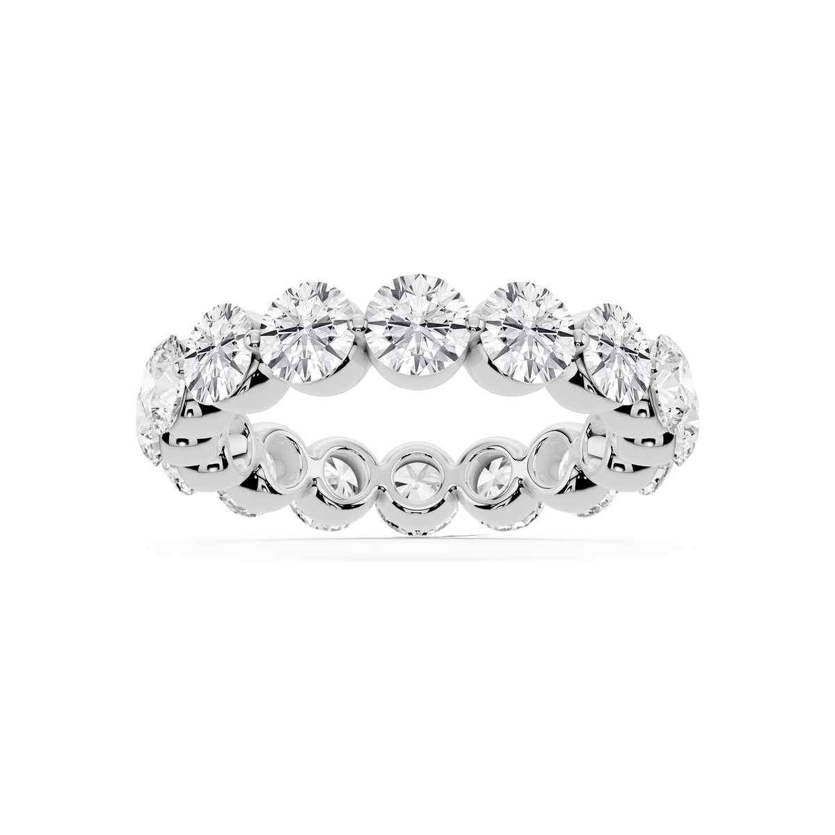 Lovea Thea Eternity Ring Rundschliff – Weißgold