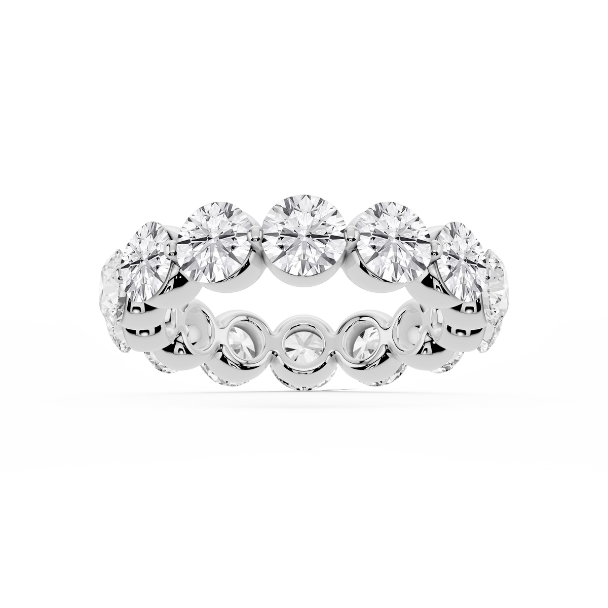 Lovea Thea Eternity Ring Rundschliff – Weißgold