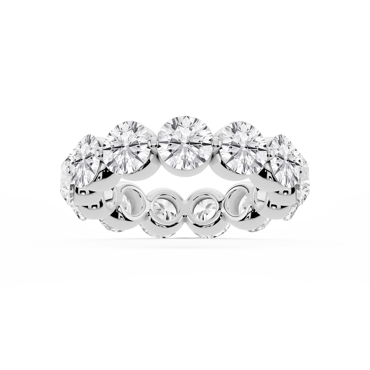Lovea Thea Eternity Ring Rundschliff – Weißgold