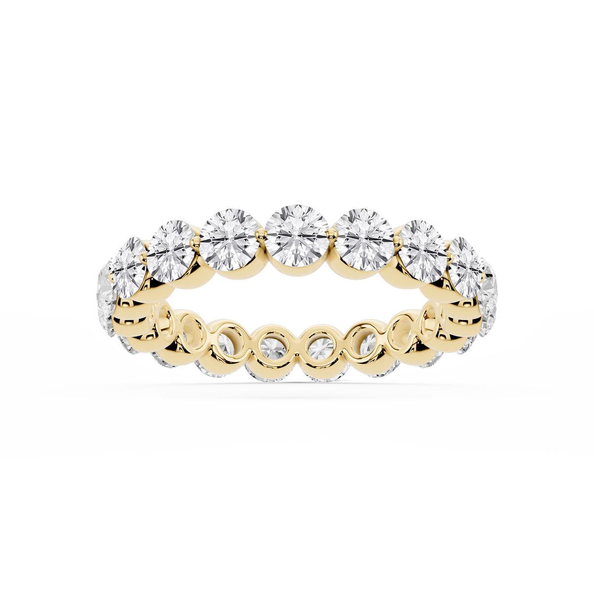 Lovea Thea Eternity Ring Rundschliff – Gelbgold