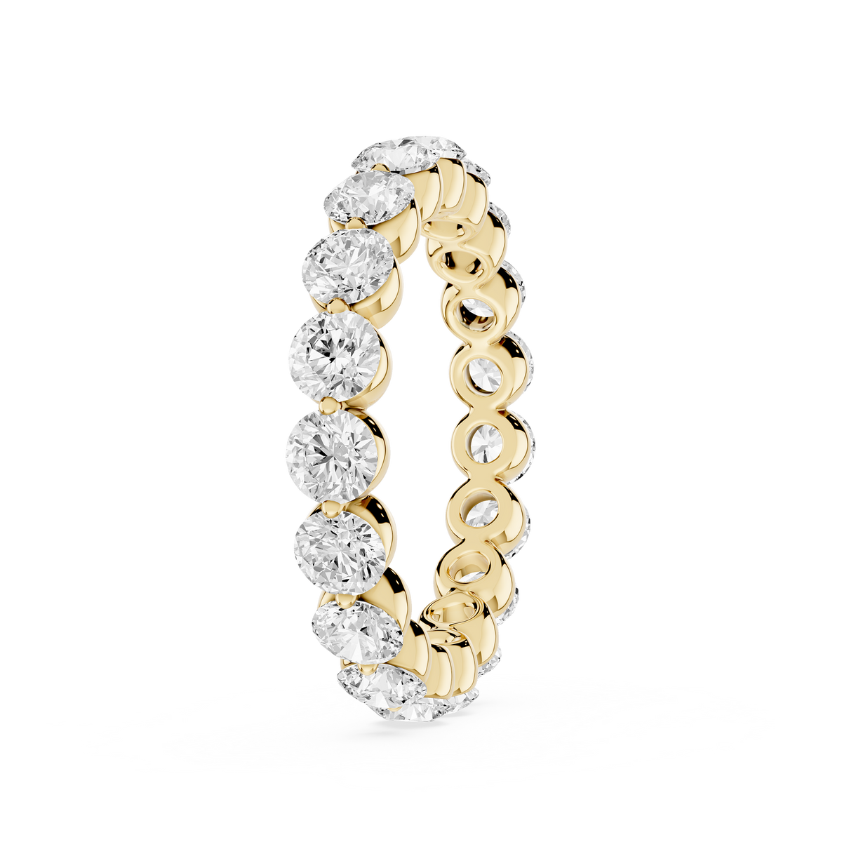 Lovea Thea Eternity Ring Rundschliff – Gelbgold