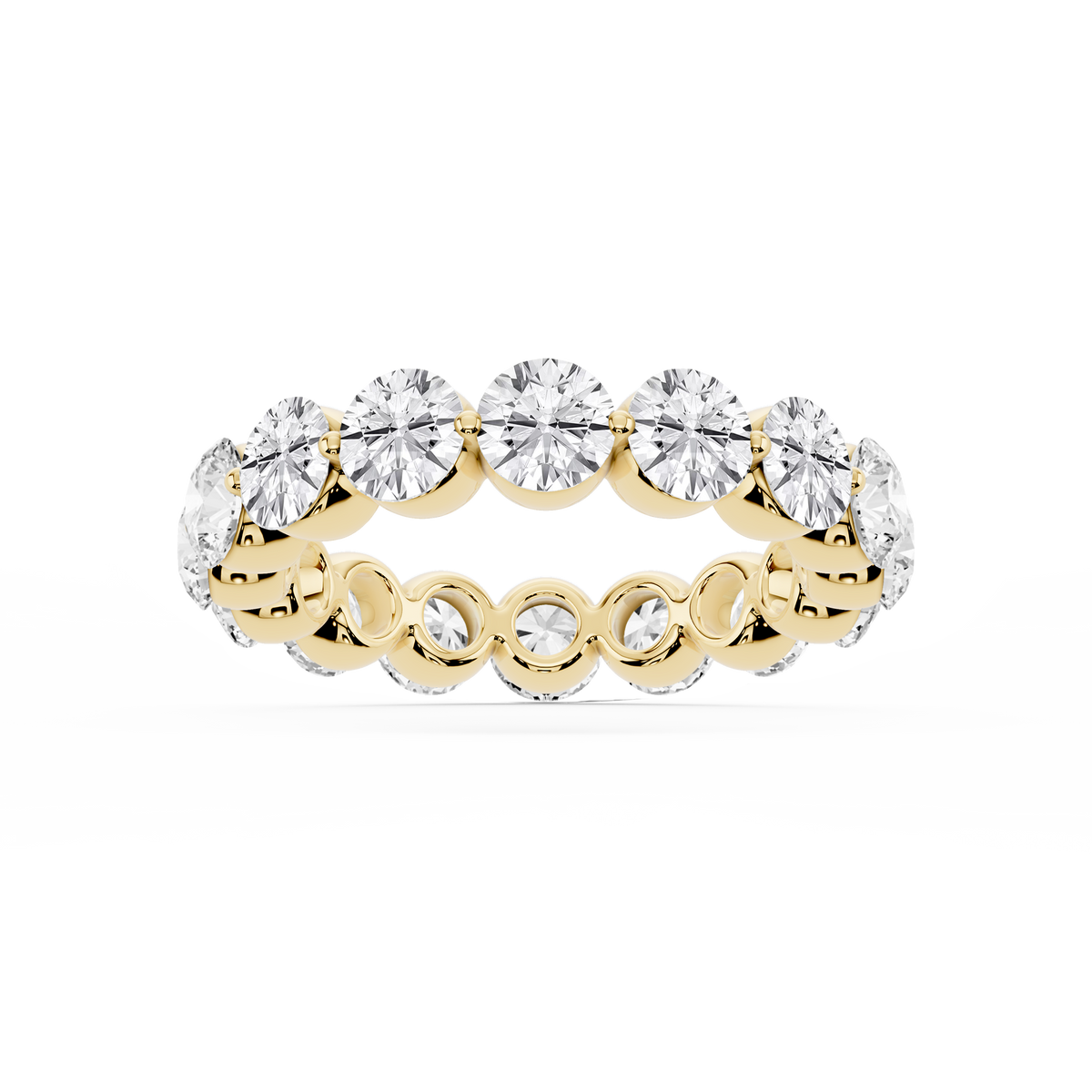 Lovea Thea Eternity Ring Rundschliff – Gelbgold