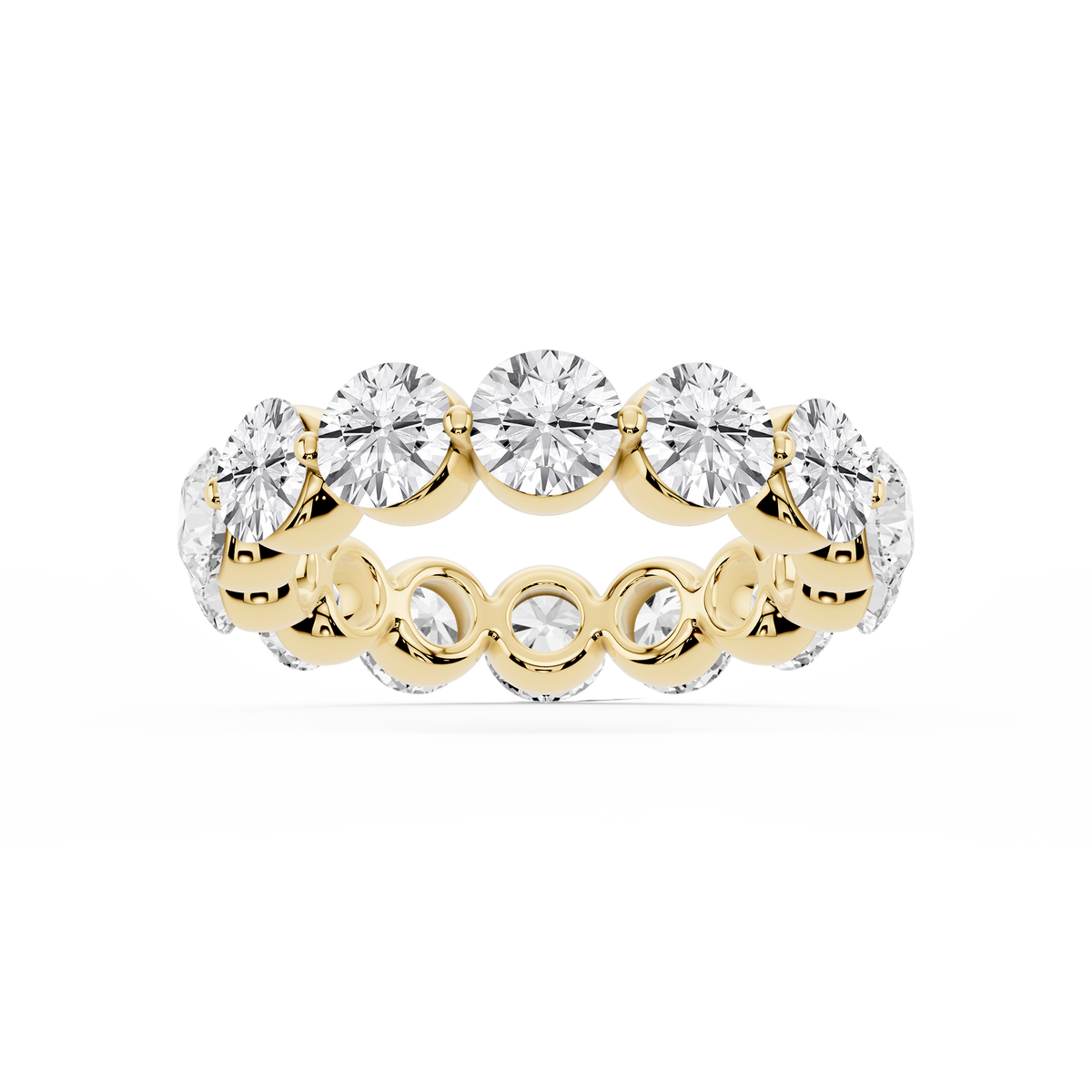 Lovea Thea Eternity Ring Rundschliff – Gelbgold