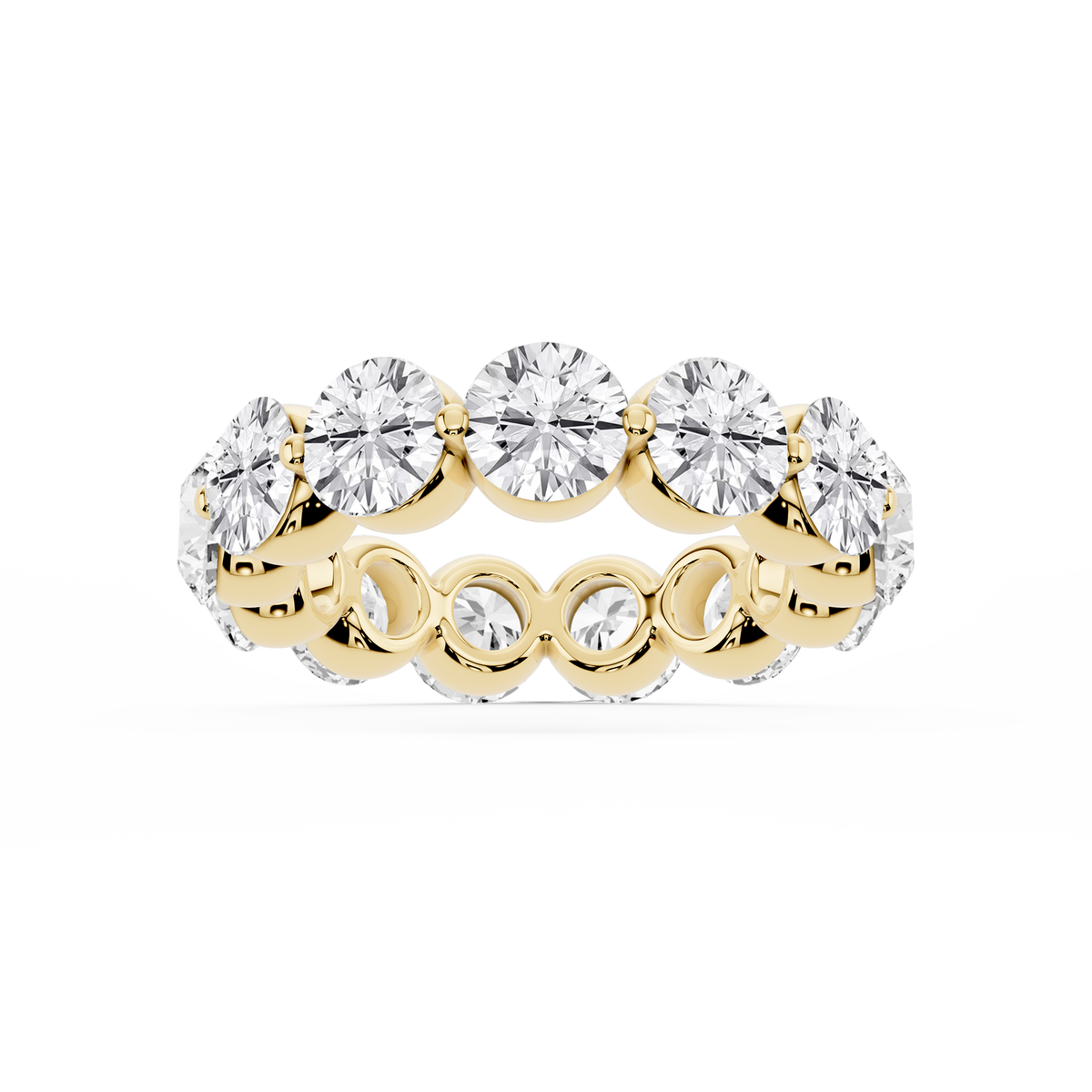 Lovea Thea Eternity Ring Rundschliff – Gelbgold
